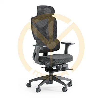Rahat Siyah Haddeleme Ergonomik Örgü Sandalye